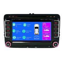 7″ Quad core 1.6GHz 2G RAM Android vw car dvd for Polo Jetta Tiguan passat b6 B5 cc skoda octavia fabia