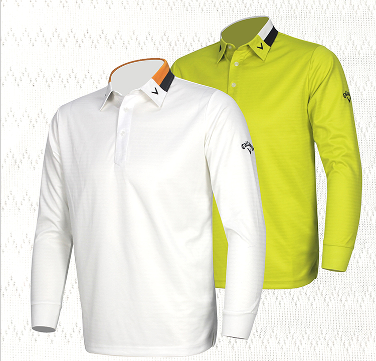 2014 new design golf shirts top quality sport clothes fashon outdoor long-sleeve golf shirt autumn Men thermal quick-drying