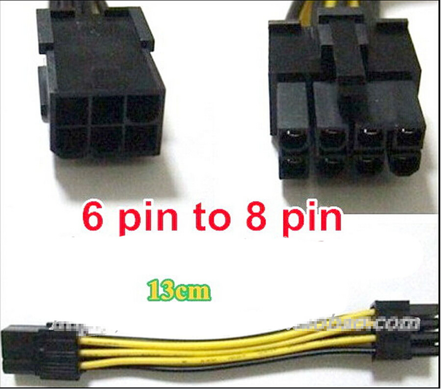 Купить 100% новый pcspci Экспресс 6 контактный 8 контактный питания ...