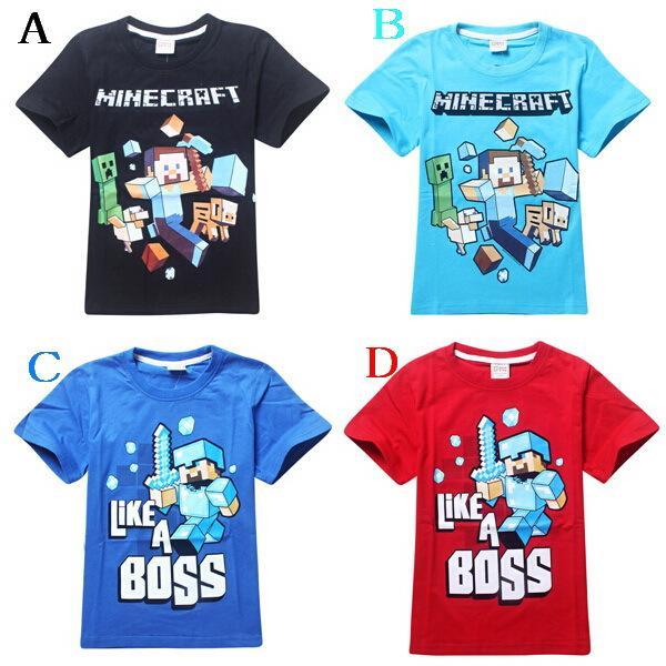 2015 fashion Cartoon Boys kids T shirt Short Sleeve Cotton Children s Clothes Summer T Shirts