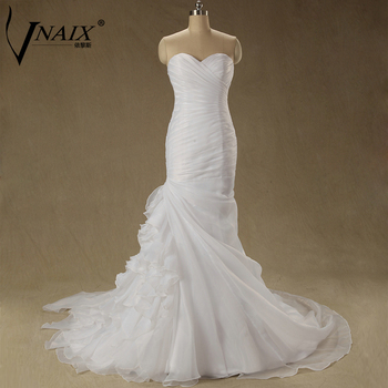 Wv276 в наличии новый Fation реальные фотографии свадебные платье на заказ из органзы простой элегантный русалка свадебное платье 2015