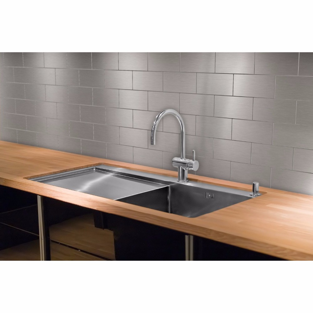 Online kopen wholesale backsplash tegel keuken uit china ... Houten keuken geborsteld
