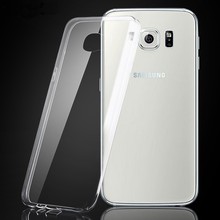 S6 Cases 0.3mm Super Slim Soft TPU Gel Case For Samsung Galaxy S6 G9200 Crystal Clear Rubber Back Cover Shell Bag For Galaxy S6