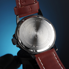 Top Brand Luxury Fashion Business Quartz watch Men Sports Watches Military Watches Men Corium Leather Strap