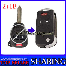10 piece/lot Remodeling Flip Remote key Shell For Chrysler