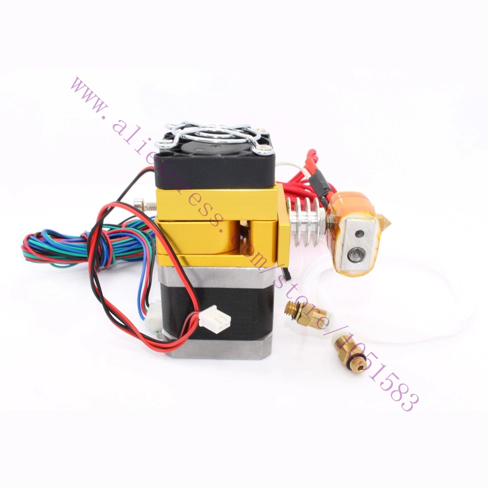 12 24V Fan 3D Printer MK9 Extruder Heater 100K NTC thermistor PTFE tube 0 2 0