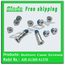 210PCS/lot = 21set/lot (10pcs/set) 100% Brand NEW Laptop Screws Fits Macbook Air A1369 A1466 A1370 A1465 Bottom Case Screws