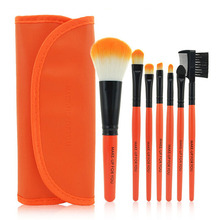 Rushed Wholesale 1 set 7 pcs women girls makeup brushes professional multi 8 color Cosmetic make