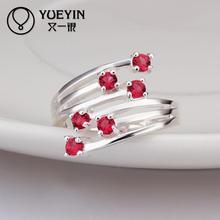 R368 On sale vintage ruby jewelry 925 sterling silver ring fine jewelry rings for women aneis