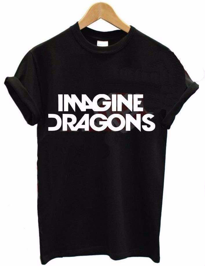 2015-New-Women-Tshirt-IMAGINE-DRAGONS-Letters-Print-Cotton-Casual-Funny-Shirt-For-Lady-Black-White
