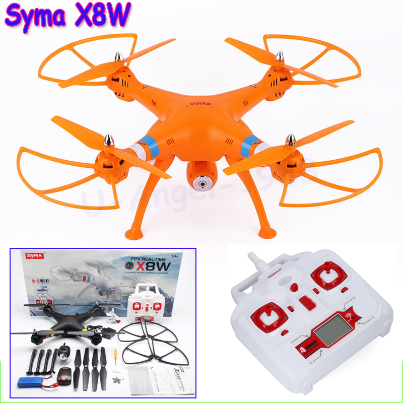Original Syma X8W FPV 2 4Ghz Headless RC Quadcopter Drone UVA 2MP Wifi Camera RTF with