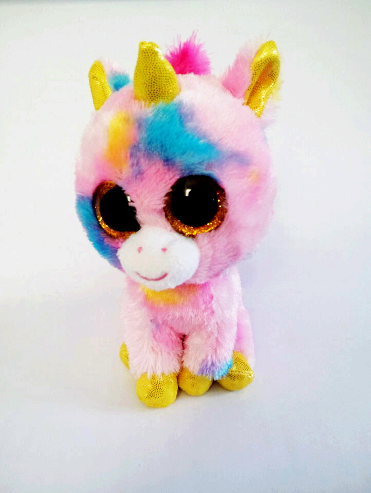 Free Shipping 5\'\' Original TY Collection MAGIC Colorful Unicorn Plush Toys Kids Small Cute Stuffed Animals TY Toy For Gift #LNF