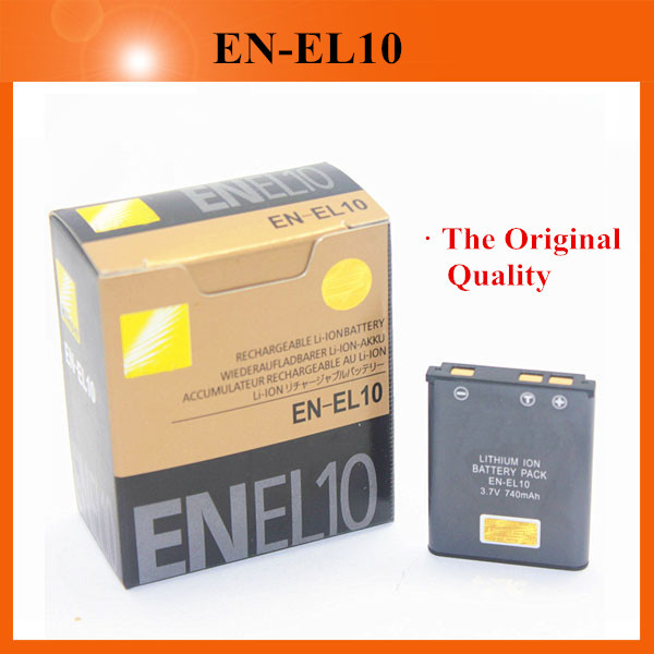 740  3.7    EN-EL10 ENEL10 EN EL10    Nikon S200 S210 S220 S230 S570 S500 S5100 
