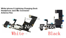 100% Top Quality Guarantee for iPhone 5 5G dock charger Port Connector flex Cable+Mic+loud speaker+antena by AM Epacket (200PCS)
