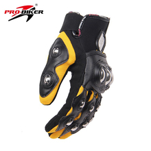 PRO-BIKER Men Motorcross Off-Road Full Finger Racing Gloves Motorcycle Riding Gloves Guantes Luvas Protection Hands Moto Gloves