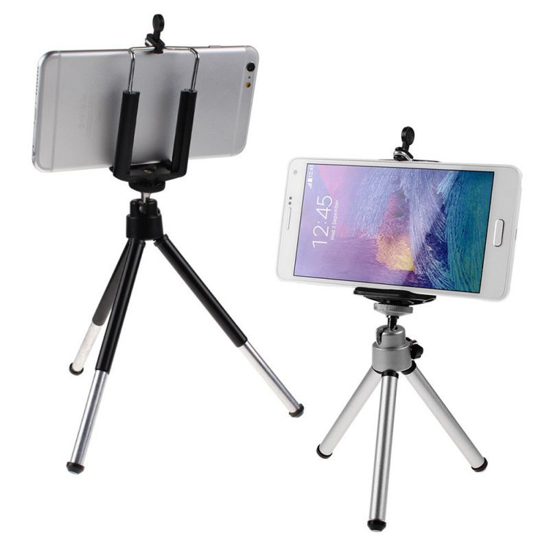 Portable Mini Cell Phone Camera Stand Clip Holder Mount Tripod For iPhone For Samsung For HTC