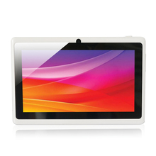 Free Shipping 7 inch Android Tablet Q88 1024 600 A33 White Color Quad Core 1GHz 512MB