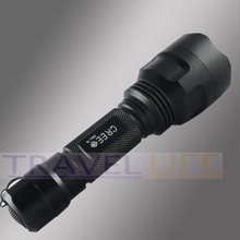 Super Bright UltraFire C8 Cree XM-L T6 5-Mode 1300LM Camping Led Flashlight Torch Light Lamp Free Shipping (1*18650)