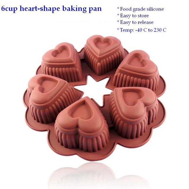 Silicone Heart Pan 117