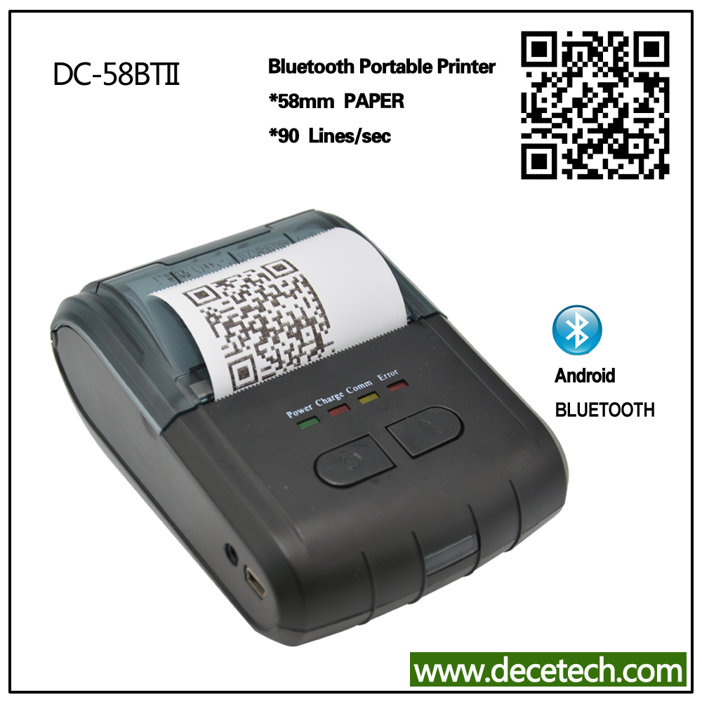 Здесь можно купить  hot seller 5802ld model 58mm black portable mini bluetooth thermal receipt pos printer android sdk  Компьютер & сеть
