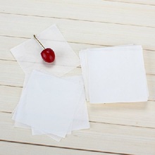 500 / pack fuerte resistente a la humedad con un peso blanco para el peso de balanza analítica 3 x 3 pulgadas 75 x 75 mm