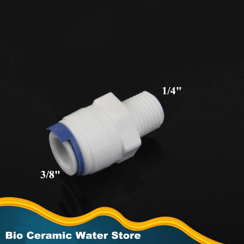 1 4 NPT Male Thread Straight Quick Connector To 3 8 OD Hose Connection Filttings Apply
