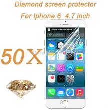 For Iphone 6 4.7 inch shinning diamond glitter screen protector film guard with retail package