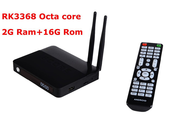 1 . CSA91 2  / 16  -  Android 5.1 TV Box RK3368 Cortx-A53 Octa  4  H.265 4  x 2  3 USB  BT4.0  2 