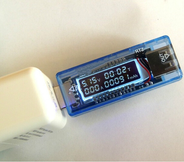 OLED USB detector voltmeter ammeter power capacity tester meter voltage current mobile