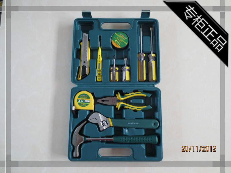 Фотография 12 Sets Of Household Maintenance Tool Kit Gift Set The Configuration Is Complete, Practical, Easy To Carry