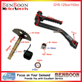 GY6 150cc Kick Start Lever and Start Gear Set 157QMJ Engine Chinese Scooter Parts ATV Parts