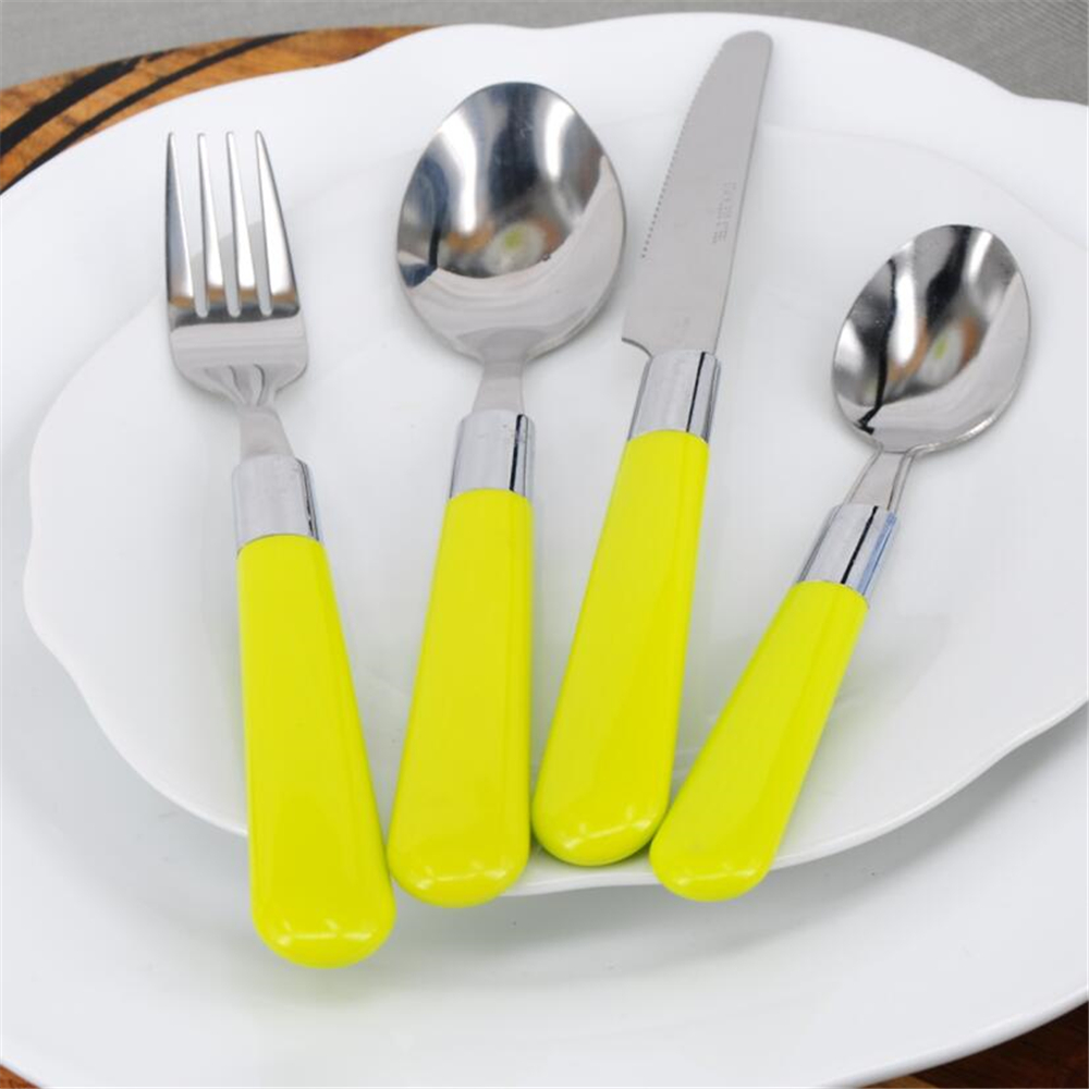 Online kopen wholesale groene bestek set uit china groene bestek ...