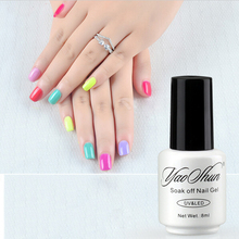 YAOSHUN UV gel nail polish 240 colors Long-lasting soak-off led/uv lamp gel lacquer 8ml hot Nail Gel