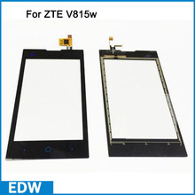 Black Touch Screen For ZTE V815W KIS II MAX V815W V815 Glass Digitizer Replacement LCD External Panel With Sensor + Tape NP515