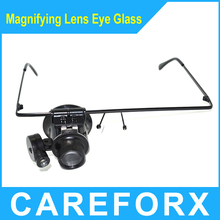 20X Glasses Type Magnifying Lens For Sigle Eye with LED Light