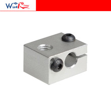 3D printer accessories For e3d v6 Extruder heating block print head heating aluminum block