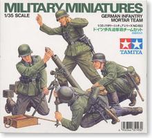 Tamiya 35193 escala 1/35 militar miniaturas infantería alemana equipo de mortero Kit modelo de plástico envío gratis