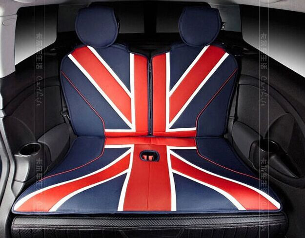 Red Union Jack Leather Four Seasons Leather Car Seat