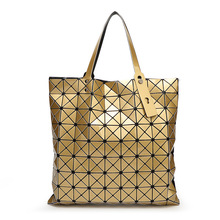New Fashion 2016Women’s BAO BAO Brand Logo Bags Hologram Laser Geometric Handbags Multicolor