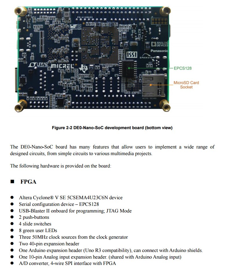 P0286 De0 Nano Soc Kit For Hardware Development Board Cyclone V Se 5csema4u23c6n 800mhz Dual Core Arm Cortex Processor Kit Kits Kit Boardkit De Aliexpress