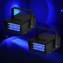 Mini 24 LED 3W AC Blue Flashlight Strobe Party Stage Light Disco Club Flash Light DJ Effect EU plug lighting