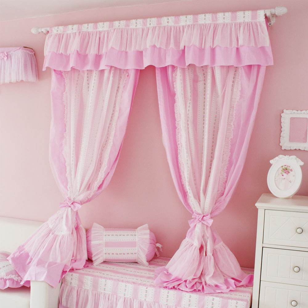 Princess rustic wind curtain bedroom curtain customize princess ...