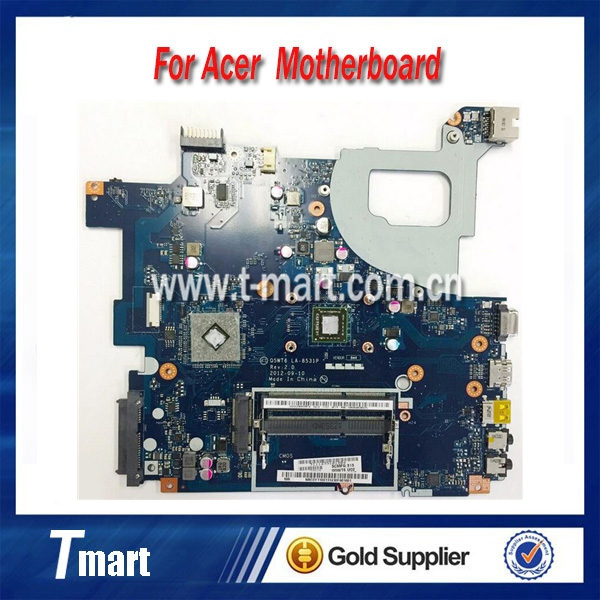 100% working Laptop Motherboard for ACER Q5WT6 LA-8531P E1-521 System Board fully tested