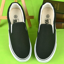 wholesale price Men/Women Canvas Shoes, Unisex Canvas , Flat Low shoes, white black casual loafers Size 35-44,