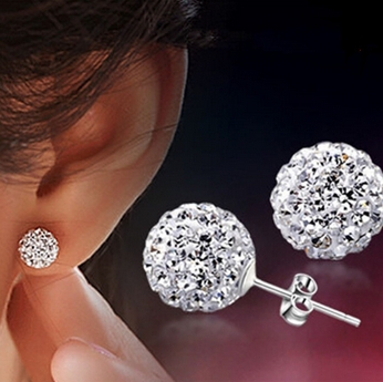 Brinco fine jewelry earrings orecchini oorbellen bijoux brincos de festa brincos crystal Polymer clay pendientes sapphire