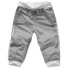 New Fashion Style Male Calf-length Pants Five Colors Good Quality Drawstring Straight Men Trousers Loose Casual Wear Young Cozy
