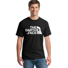 Top Quality THE DARTH FACE T Shirts Men O Neck USA 100% Cotton T-Shirts For Man Black Tshirt Homme Brand Clothes Summer 2016