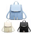Women Backpack 2017 High Quality PU Leather Mochila Escolar School Bags For Teenagers Girls Top handle
