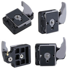 New Camera 323 Quick Release Clamp Adapter + Quick Release Plate Compatible for Manfrotto 200PL-14 Compat Plate