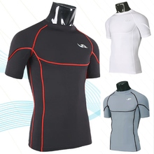 2014 compression tights running t-shirt Fitness Excercise soccer football hocky men’s wear shirts jersey W50